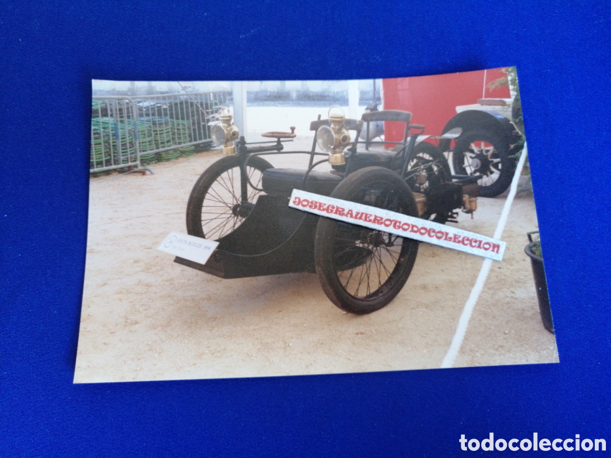 Antique Photography: COCHE LEAN BOLLE 1898 TYPE TRICAR FOTOGRAF&Iacute;A A&Ntilde;O 1990