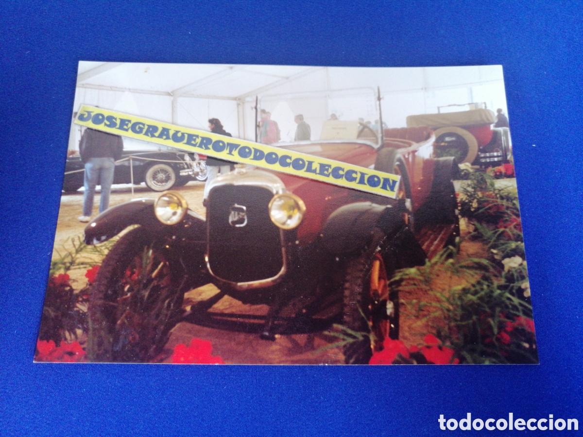 Fotografia antica: DELAHAYE T 87 COCHE - 1922 TORPEDO - EXPOSICI&Oacute;N AUTOMOVIL&Iacute;STICA A&Ntilde;O 1992 FOTOGRAF&Iacute;A
