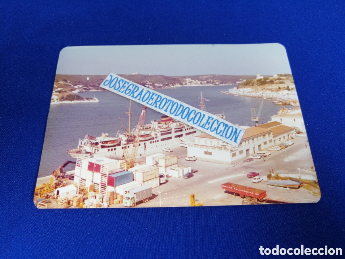 Fotografia antica: PUERTO DE MAHON - MENORCA A&Ntilde;O 1976 FOTOGRAF&Iacute;A ANTIGUA