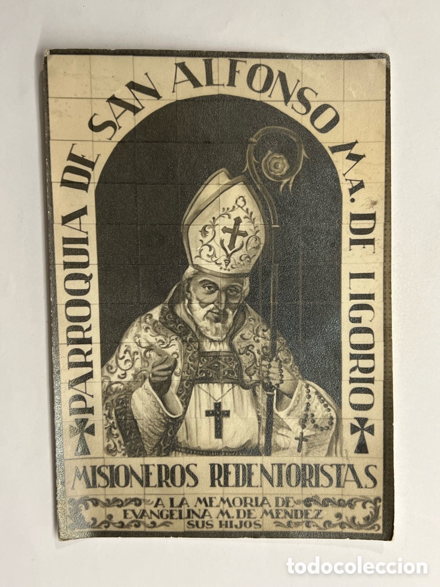 Fotografia antica: BURRIANA. Fotograf&iacute;a Navarro. Parroquia de San Alfonso M, de Ligorio.. Misioneros Redentoristas
