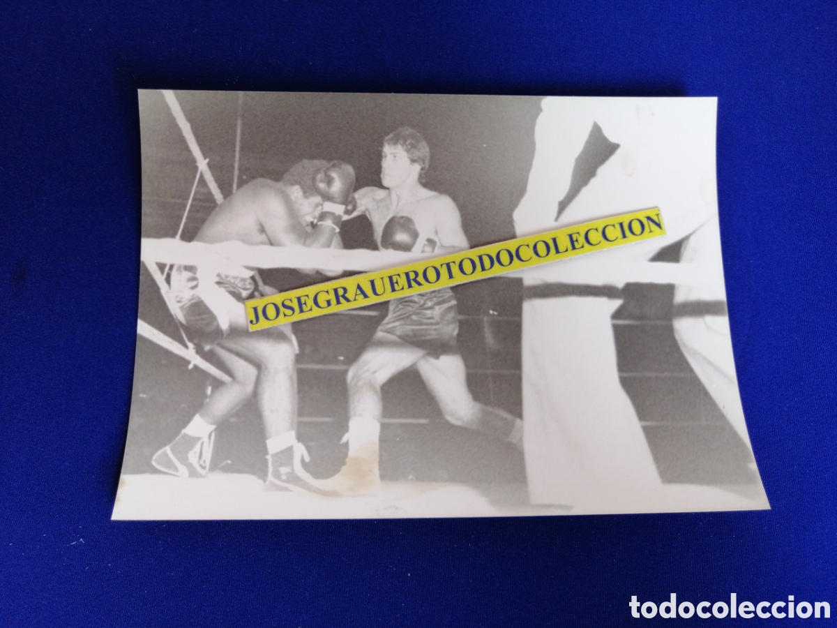Fotografia antiga: BOXEADOR CARLOS MONZON EN PELEA RING FOTOGRAF&Iacute;A ANTIGUA SIGLO PASADO