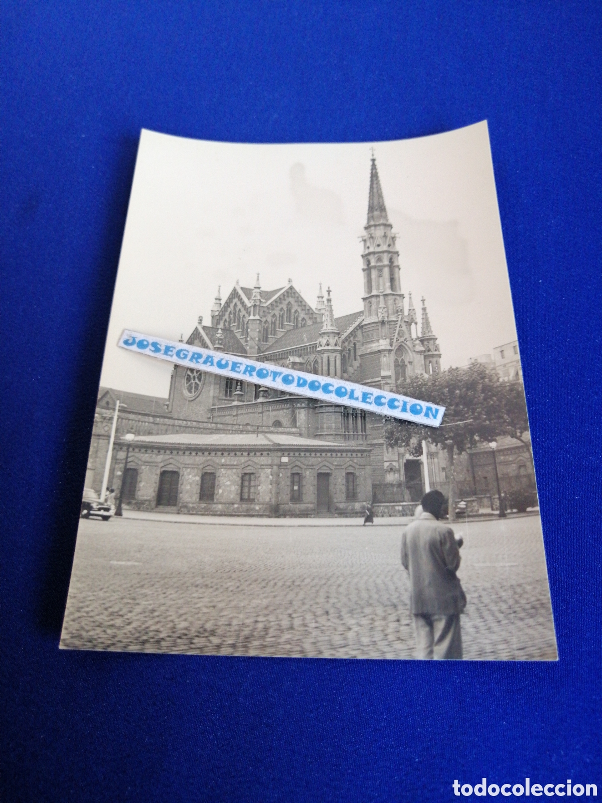 Fotografia antiga: BARCELONA - PARROQUIA SAN FRANCISCO DE SALES FOTOGRAF&Iacute;A ANTIGUA SIGLO PASADO