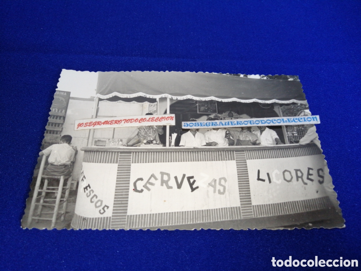 Fotografia antiga: BAR - CERVEZAS - REFRESCOS - LICORES PUBLICIDAD ORANGINA - A&Ntilde;O 1958 SELLO JAIME ESPARZA (VALENCIA)