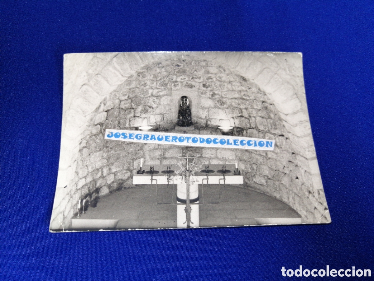 Fotografia antica: HOSPITALET (BARCELONA) VIRGEN DEL HOSPITALET A&Ntilde;O 1962 FOTOGRAF&Iacute;A ANTIGUA SIGLO PASADO
