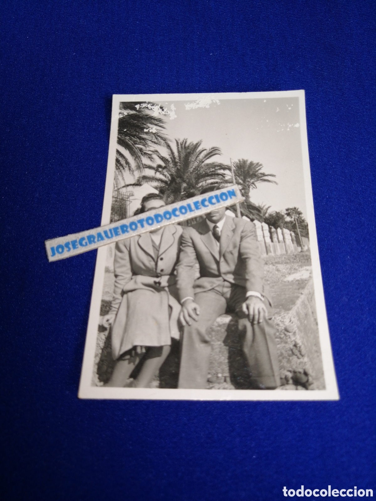 Fotografia antica: MODELOS POSANDO (BENICASIN) CASTELLON A&Ntilde;O 1945