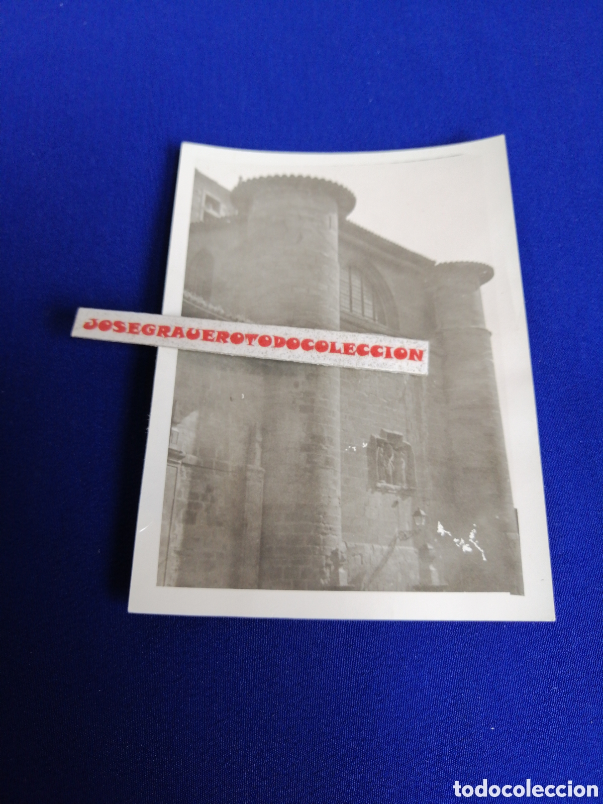 Fotografia antica: LOGRO&Ntilde;O - CASTILLO (COMUNIDAD LA RIOJA) FOTOGRAF&Iacute;A ANTIGUA SIGLO PASADO