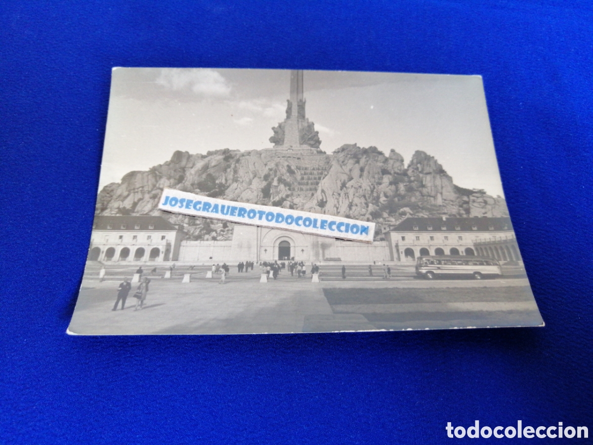 Fotograf&iacute;a antigua: VALLE DE LOS CA&Iacute;DOS - EL ESCORIAL - (MADRID) AUTOB&Uacute;S ANTIGUO FOTOGRAF&Iacute;A ANTIGUA SIGLO PASADO