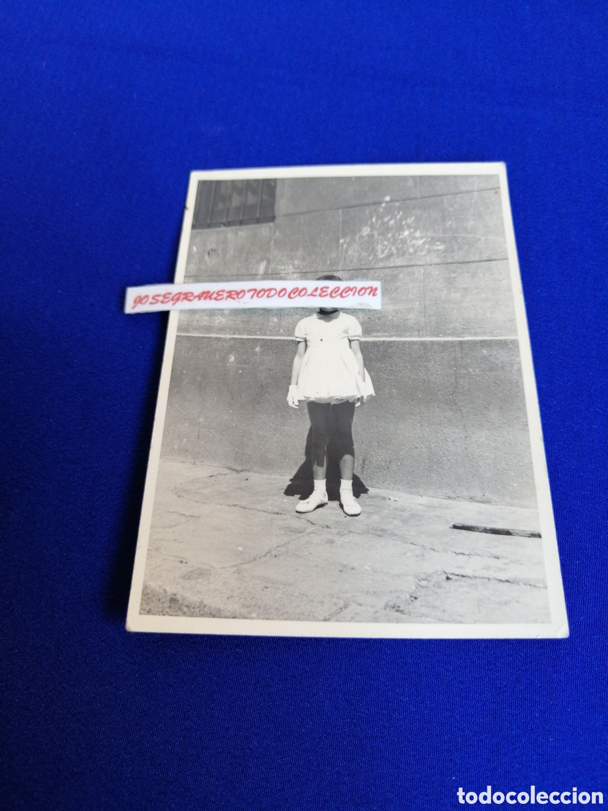 Fotografia antiga: NI&Ntilde;A MODELO POSANDO FOTOGRAF&Iacute;A ANTIGUA SIGLO PASADO