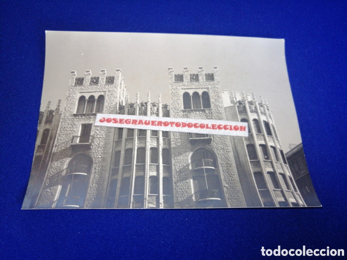 Antique Photography: BARCELONA - CAJA DE PENSIONES Y AHORROS DE BARCELONA - V&Iacute;A LAIETANA FOTOGRAF&Iacute;A ANTIGUA SIGLO PASADO