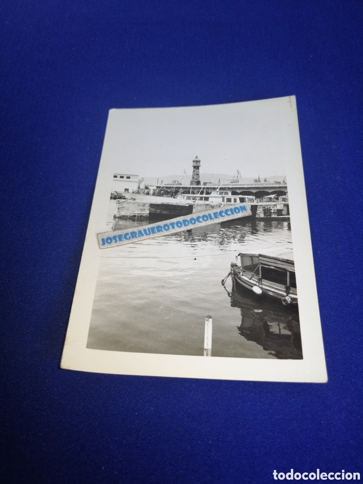 Antique Photography: BARCELONA - PUERTO - FARO- FOTOGRAF&Iacute;A ANTIGUA SIGLO PASADO