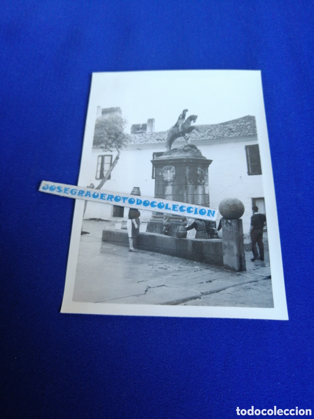 Fotografia antiga: CANGAS DE MORRAZO (PONTEVEDRA) GALICIA FUENTE FOTOGRAF&Iacute;A ANTIGUA SIGLO PASADO