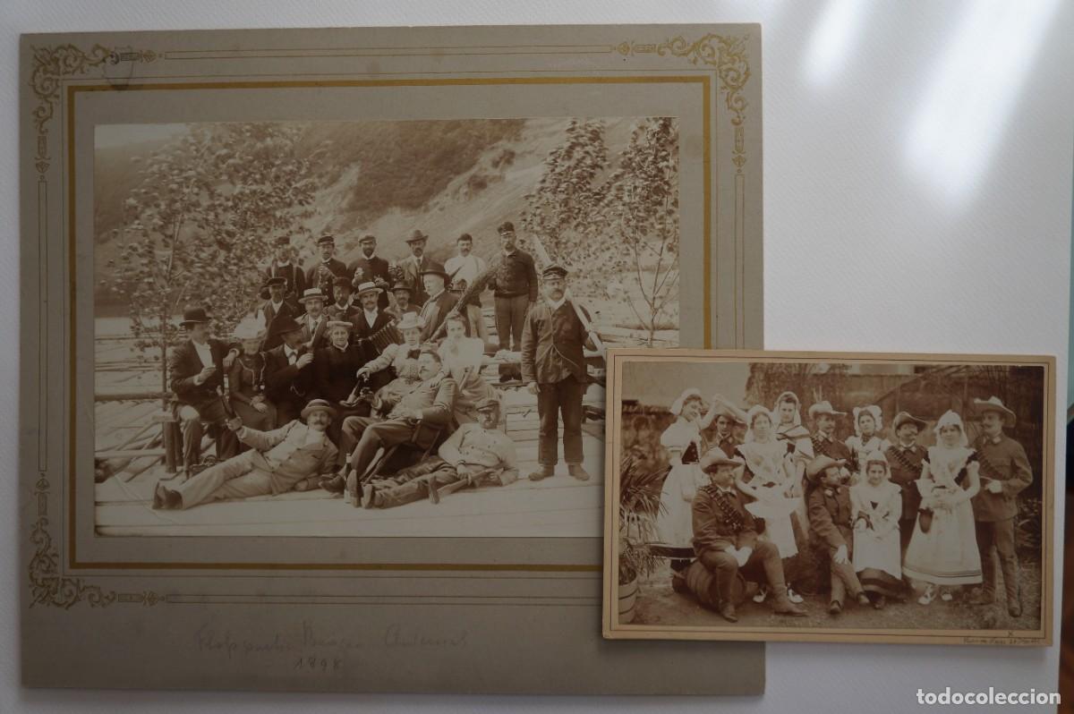 Fotografia antica: Lote de 2 fotograf&iacute;as antiguas en blanco y negro, sobre cart&oacute;n. Alemania. 1898.