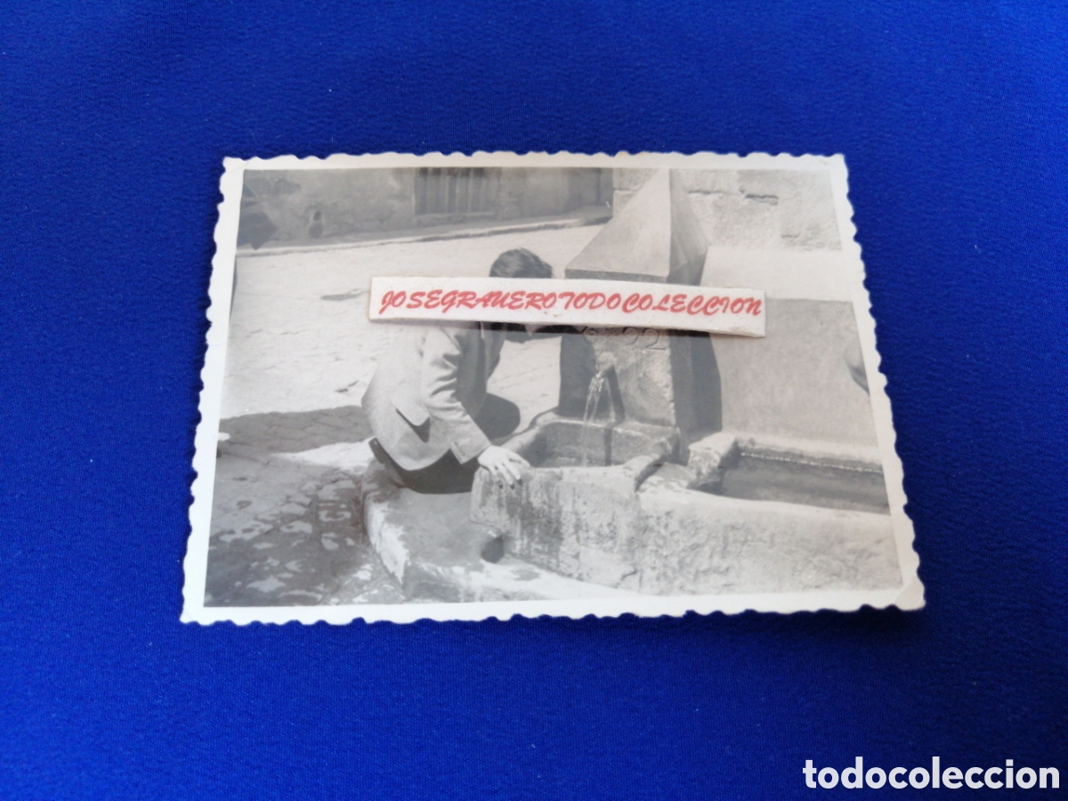 Antique Photography: NI&Ntilde;O MODELO POSANDO EN FUENTE FOTOGRAF&Iacute;A ANTIGUA SIGLO PASADO