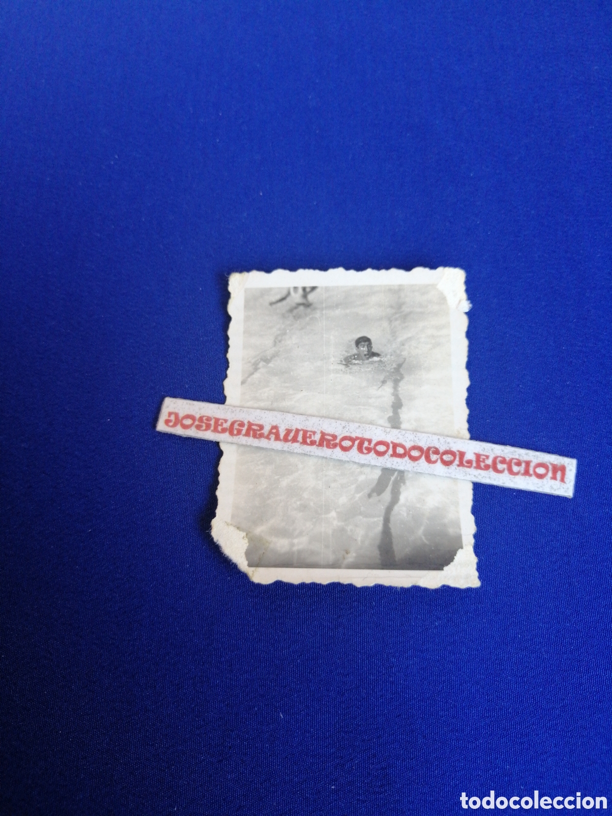 Antique Photography: PISCINA LAS ARENAS (VALENCIA) 700 METROS BRAZA A&Ntilde;O 1943 FOTOGRAF&Iacute;A ANTIGUA SIGLO PASADO