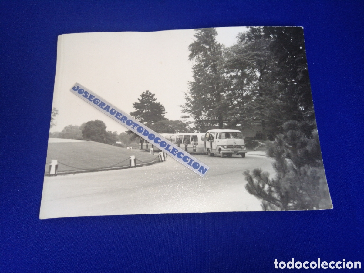 Antique Photography: MERCEDES BENZ - CLIPOL FURGONETA CON REMOLQUES PASAJEROS FOTOGRAF&Iacute;A ANTIGUA SIGLO PASADO