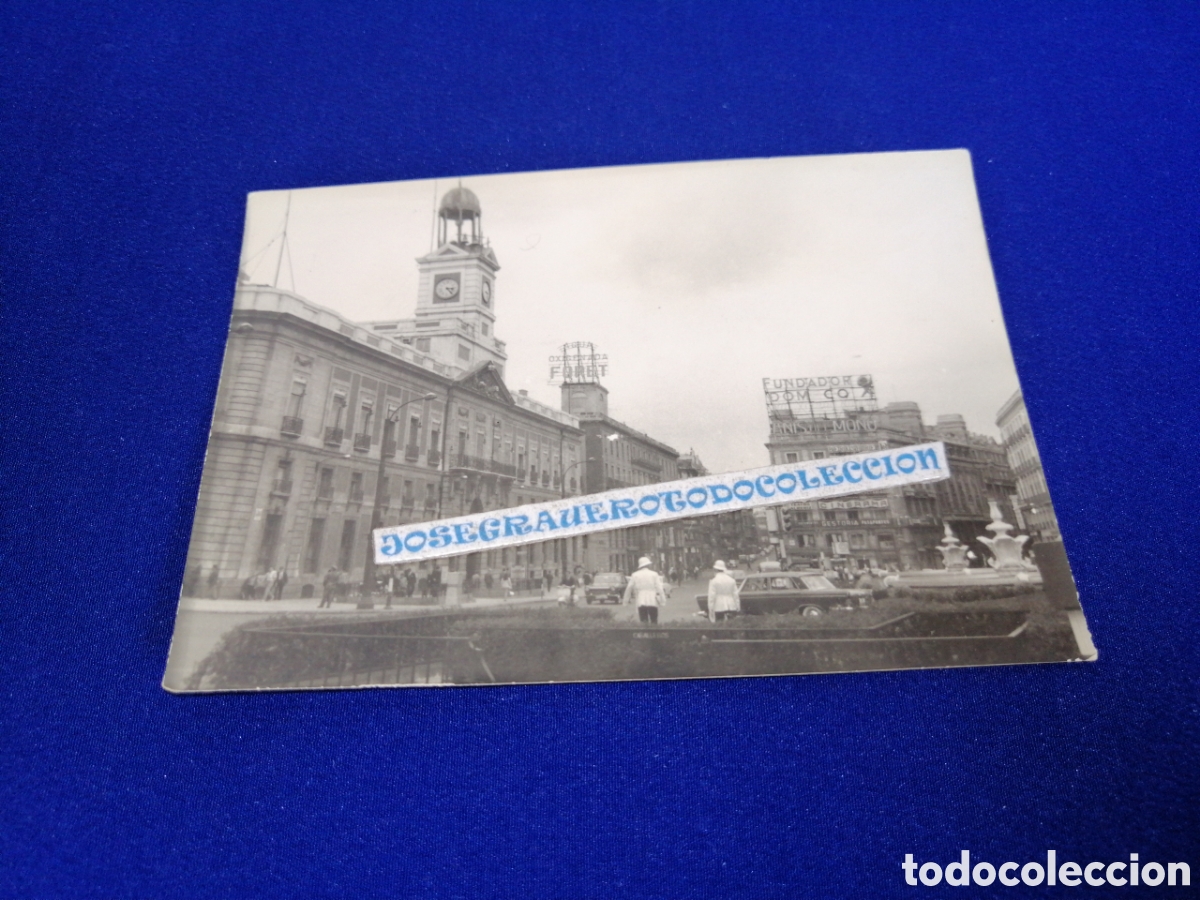 Fotografia antica: MADRID - GUARDIAS URBANOS - PUERTA DEL SOL - CARTEL FUNDADOR FOTOGRAF&Iacute;A ANTIGUA SIGLO PASADO