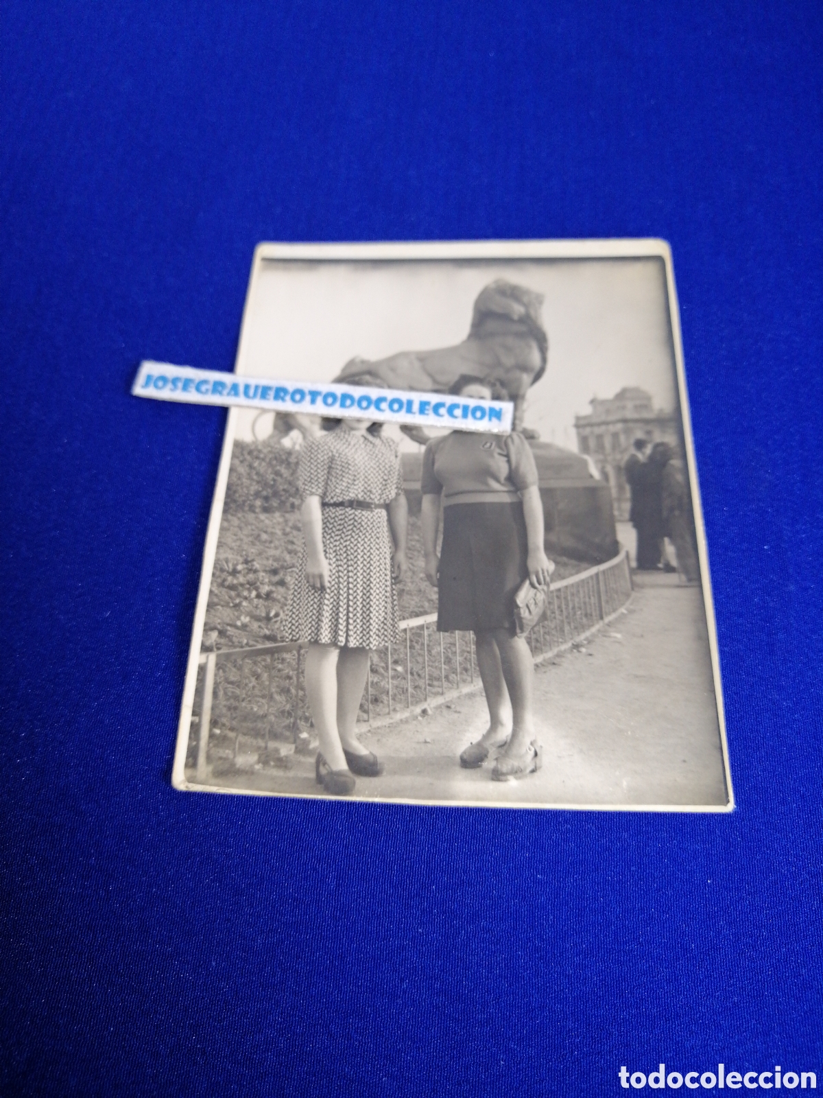 Fotografia antica: BARCELONA A&Ntilde;O 1949 MODELOS POSANDO FOTOGRAF&Iacute;A ANTIGUA SIGLO PASADO