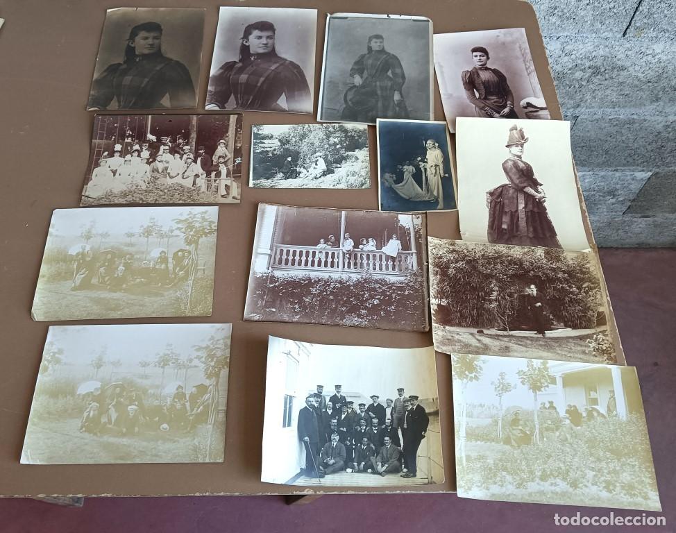 Fotografia antica: 14 fotograf&iacute;as La G&aacute;lea -- Familia +/- Mart&iacute;nez de Herara y de las Rivas