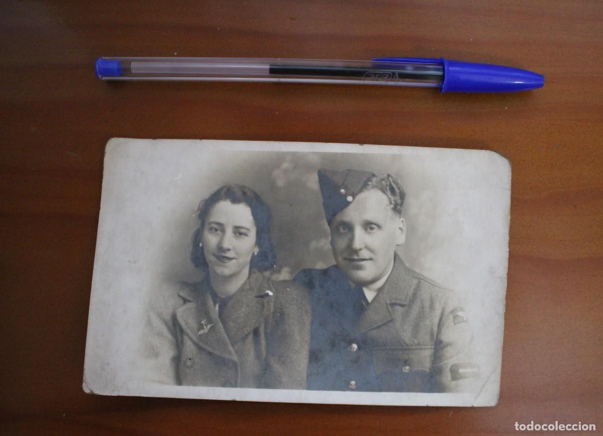 Antique Photography: Fotograf&iacute;a de soldado de la Segunda Guerra Mundial con su novia