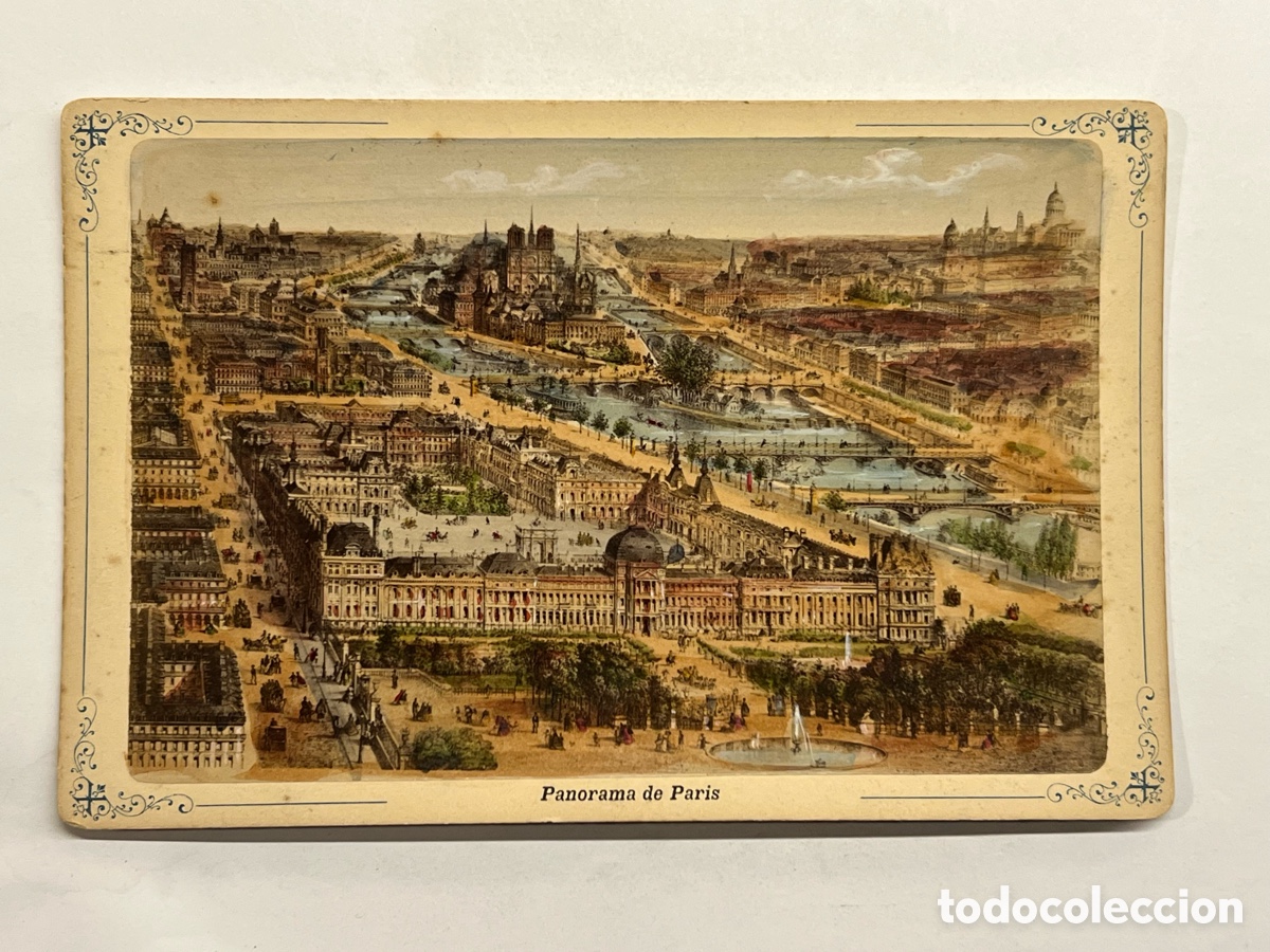 Fotografia antica: PAR&Iacute;S.. Fotograf&iacute;a Panorama de Paris. PHOTOGRARHS, A. C. CHAMPAGNE (h.1870?)