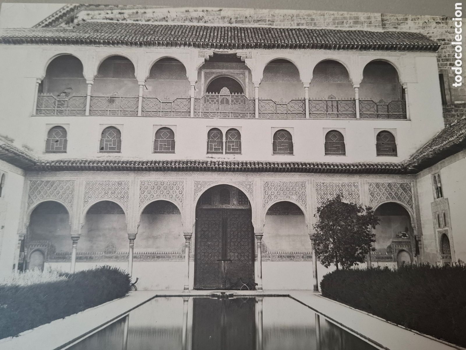 Fotografia antica: GRANADA. GALERIA PATIO ARRAYANES Y HAREN. PHOTO ART ORIGINAL