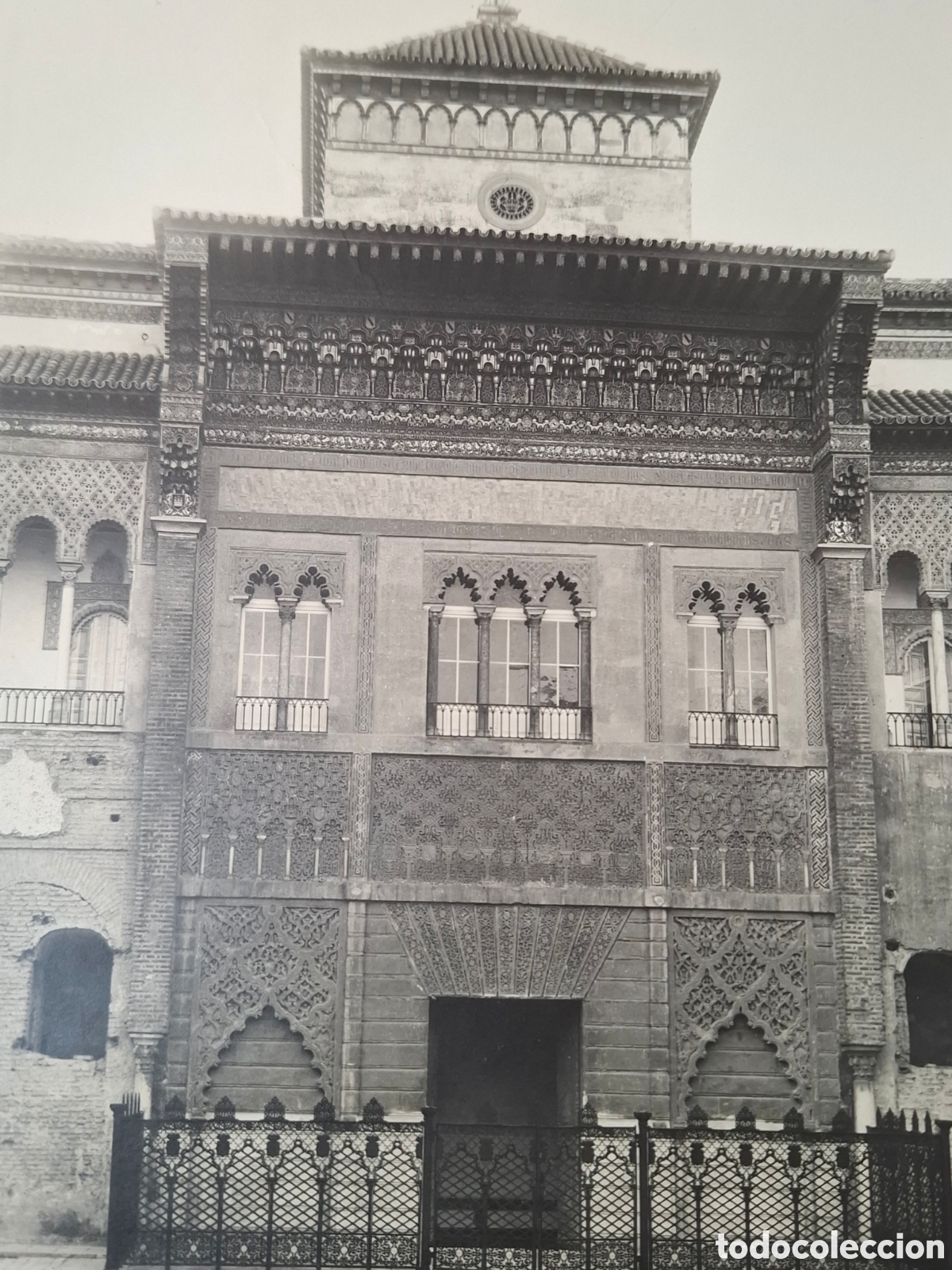 Fotografia antica: FOTOGRAF&Iacute;A ANTIGUA LINARES GRANADA. SEVILLA ENTRADA ALCAZAR N&deg;301