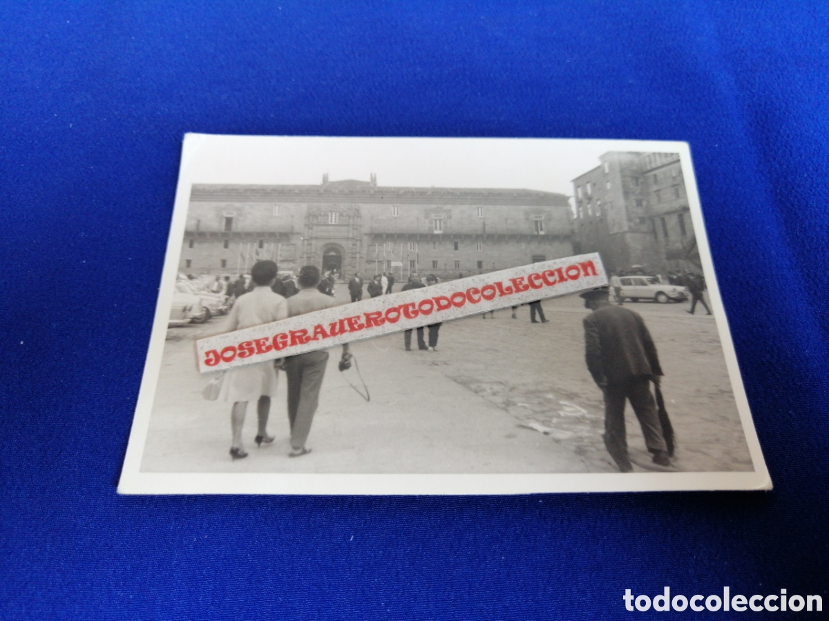 Photographie ancienne: SANTIAGO DE COMPOSTELA (GALICIA) HOSTAL REYES CATOLICOS FOTOGRAF&Iacute;A ANTIGUA SIGLO PASADO