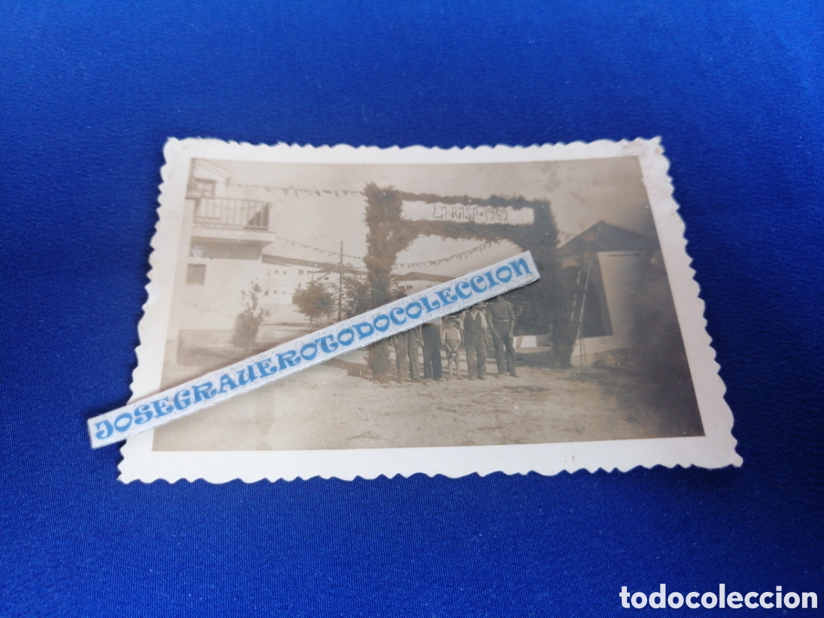 Antique Photography: LA RASA (SORIA) A&Ntilde;O 1942 CASTILLA Y LE&Oacute;N FOTOGRAF&Iacute;A ANTIGUA SIGLO PASADO