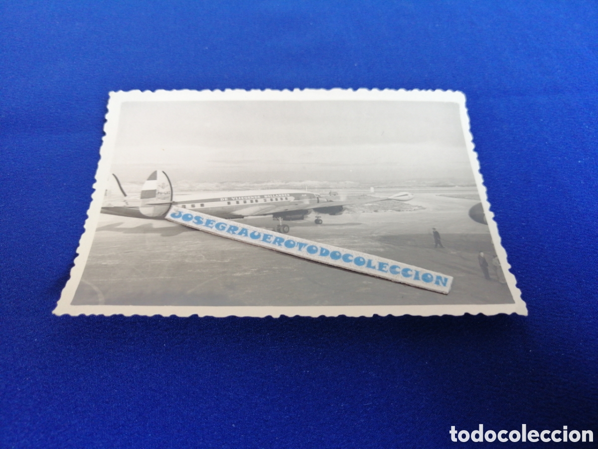 Antique Photography: AVION EN PISTA DE VLIEGENDEN HOLLANDER FOTOGRAF&Iacute;A ANTIGUA SIGLO PASADO