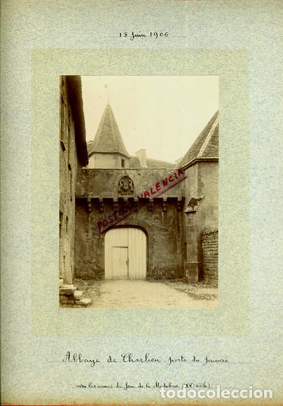 Fotografia antica: FOTO FOTOGRAFIA ALBUMINA FRANCIA ABBAYE DE CARLIEN SIGLO XV 1906 ORIGINAL ALF31