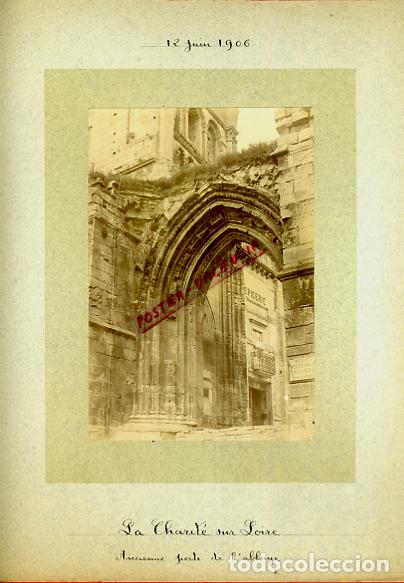 Fotografia antica: FOTO FOTOGRAFIA ALBUMINA FRANCIA LA CHARITE SUR LOIRE 1906 ORIGINAL ALF77