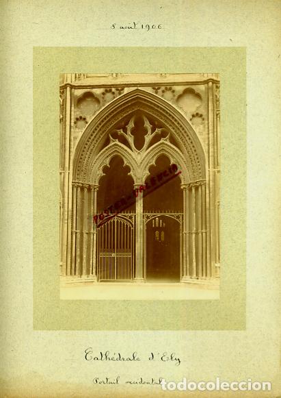 Fotografia antica: FOTO FOTOGRAFIA ALBUMINA FRANCIA PUERTA SAINT ETIERRE DE AUXERRE ORIGINAL ALF113