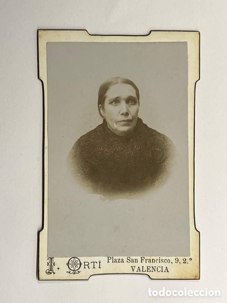 Antique Photography: SE&Ntilde;ORA DE BU&Ntilde;OL.. I. Orti, fot&oacute;grafo, Valencia.. (fin Siglo XIX)