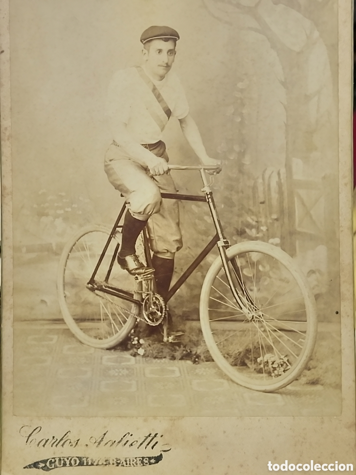 Fotografia antica: Fotografia Ciclista 1898