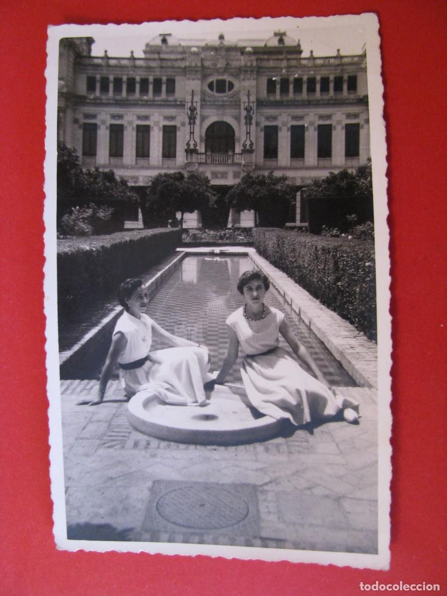 Antique Photography: FOTO DE MALAGA. JARDINES DE PEDRO LUIS ALONSO. 13,5X8,5 CM. 1953