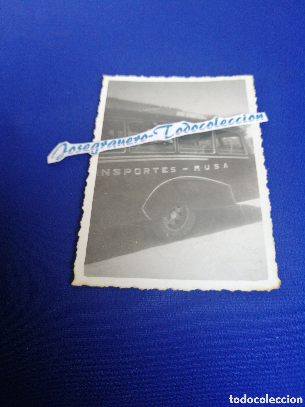 Fotografia antica: AUTOB&Uacute;S TRANSPORTES MUSA - PALMA DE MALLORCA AUTOCAR VIAJES IBERIA BAHIA DE POLLENSA - A&Ntilde;O 1949