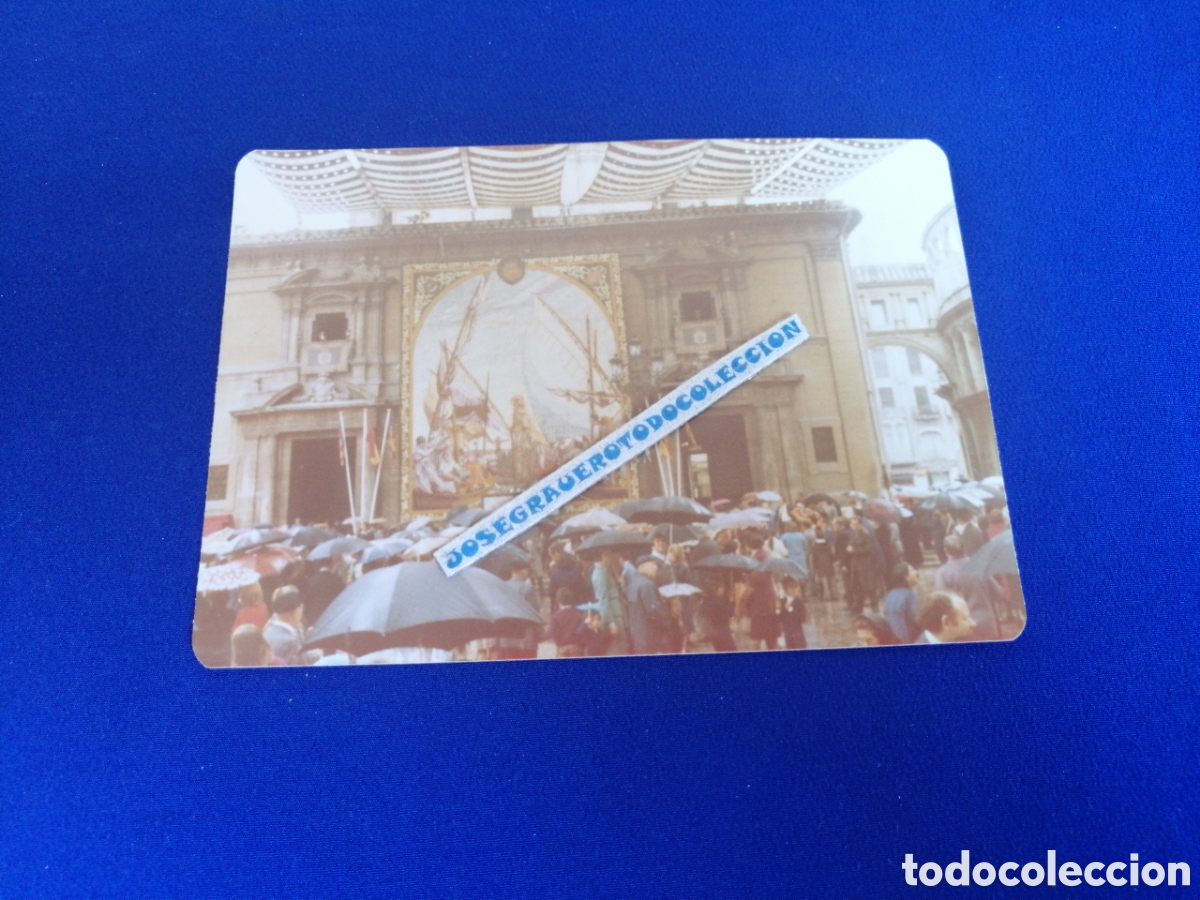 Fotografia antica: VALENCIA VIRGEN DE LOS DESAMPARADOS TAPIZ MIGUEL GALVIS FOTOGRAF&Iacute;A ANTIGUA