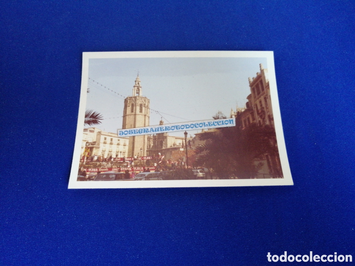 Antique Photography: VALENCIA PLAZA DE LA REINA - MIGUELETE - PUBLICIDAD CERVEZA STARK - TURIA A&Ntilde;O 1973 FALLAS FOTOGRAF&Iacute;A