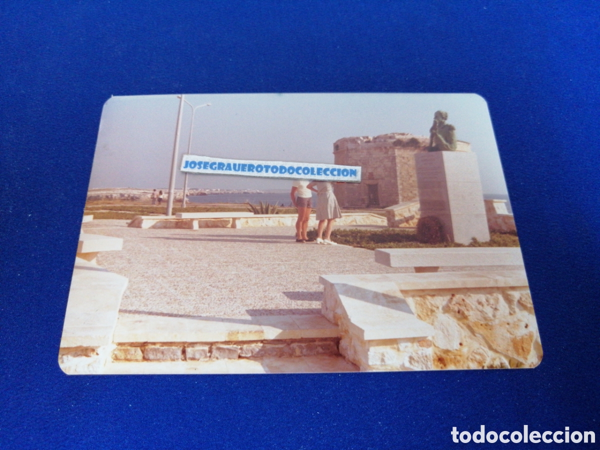 Fotografia antica: MENORCA - CIUDADELA MONUMENTO ALMIRANTE FARRAGUT A&Ntilde;O 1975 FOTOGRAF&Iacute;A ANTIGUA SIGLO PASADO