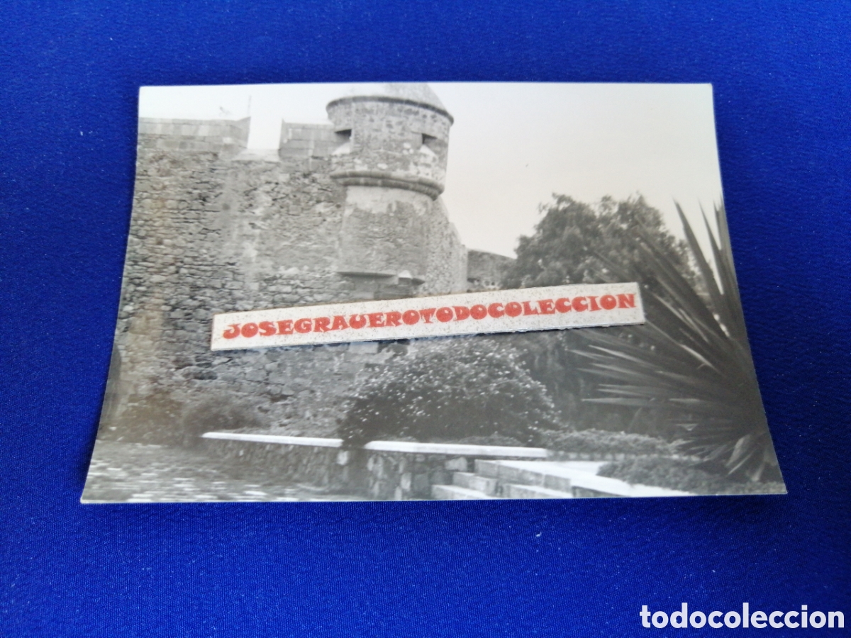 Fotografia antica: LAS PALMAS DE GRAN CANARIA CASTILLO DE LA LUZ FOTOGRAF&Iacute;A ANTIGUA SIGLO PASADO