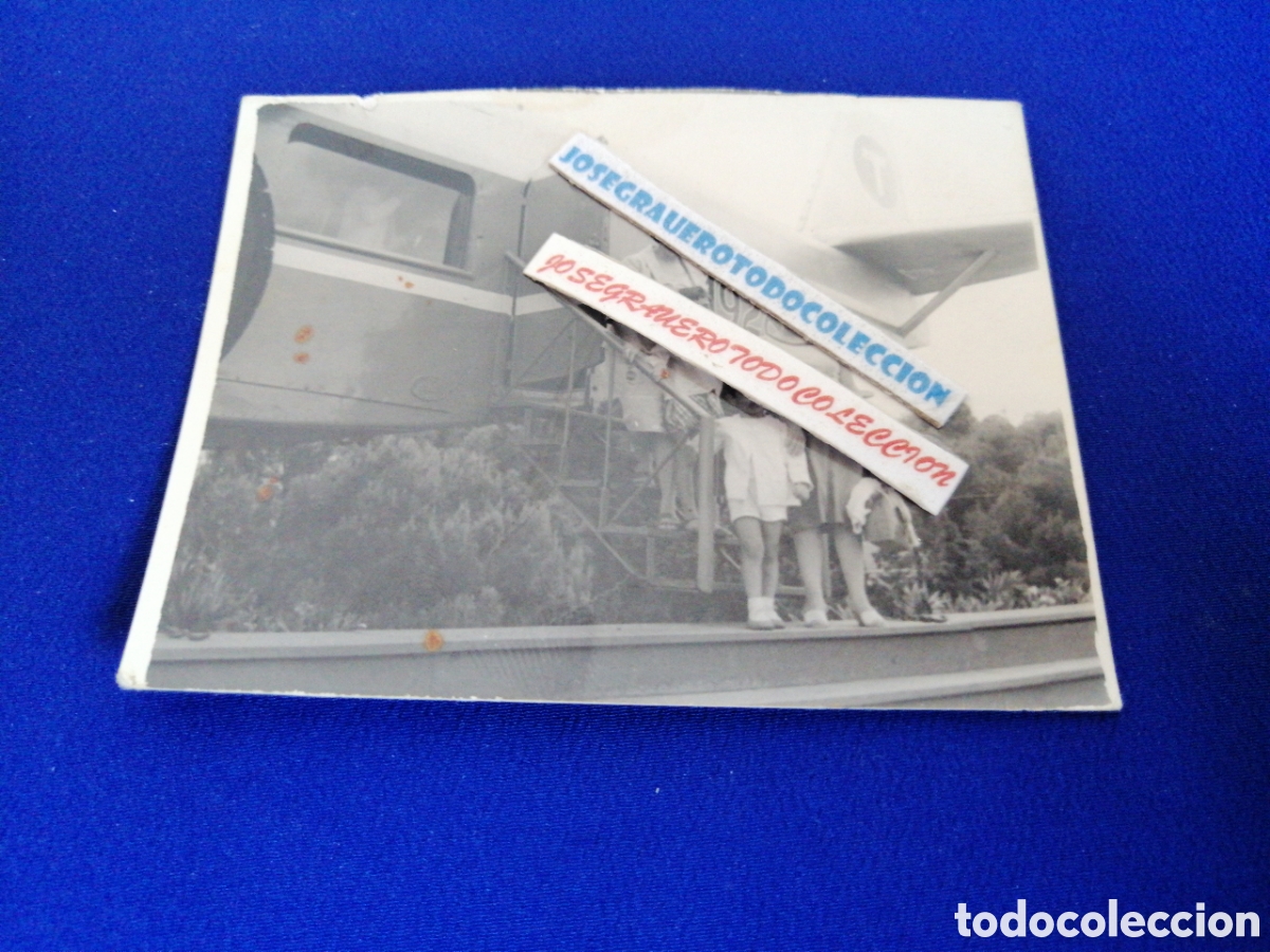 Fotografia antica: BARCELONA - TIBIDABO PARQUE DE ATRACCIONES FOTOGRAF&Iacute;A ANTIGUA SIGLO PASADO