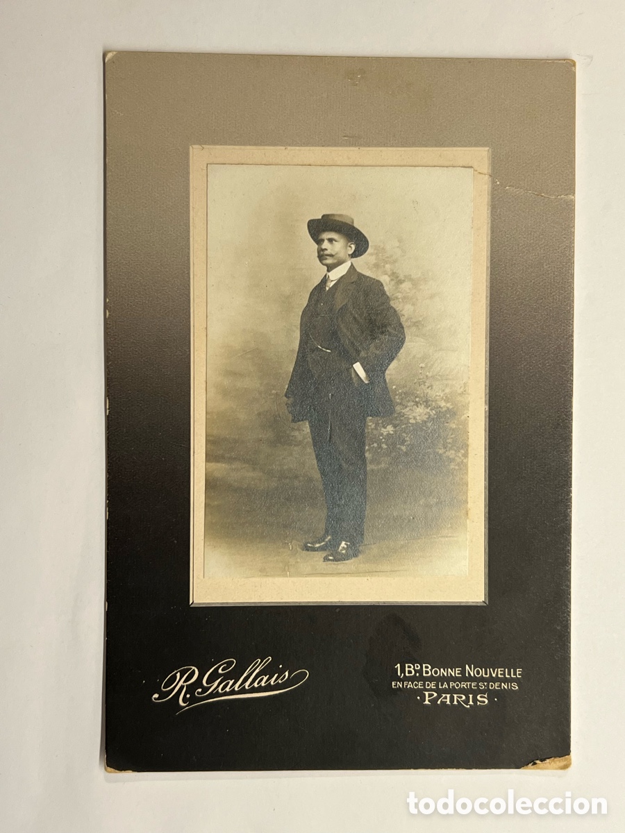 Fotografia antica: PARIS. R. Gallais, Retrato Gabinete. Caballero franc&eacute;s (fin Siglo XIX)
