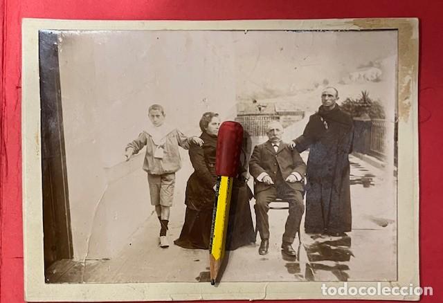 Antique Photography: FOTOGRAFIA SIGLO XIX FAMILIAR ABUELOS, ALBUMINA, ARCHIVO JUAN PANDO