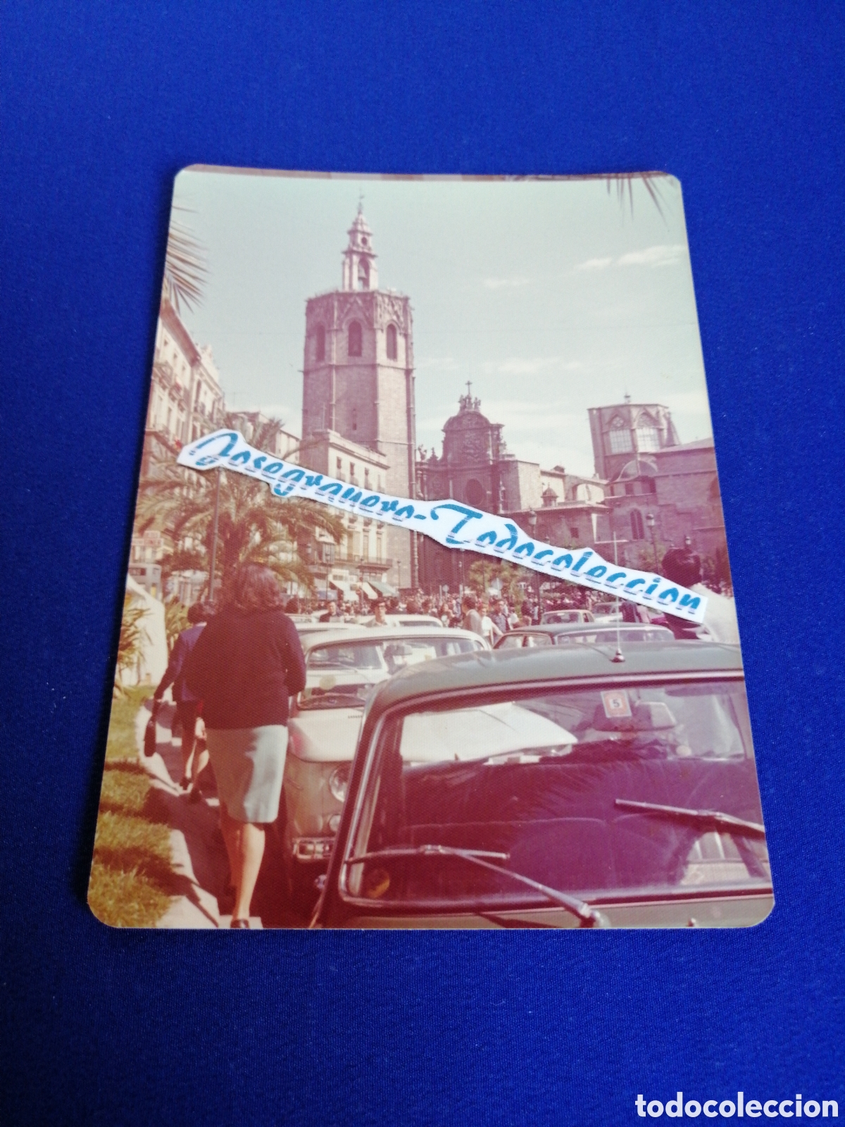 Fotografia antica: VALENCIA - PLAZA DE LA REINA - MIGUELETE FOTOGRAF&Iacute;A ANTIGUA SIGLO PASADO