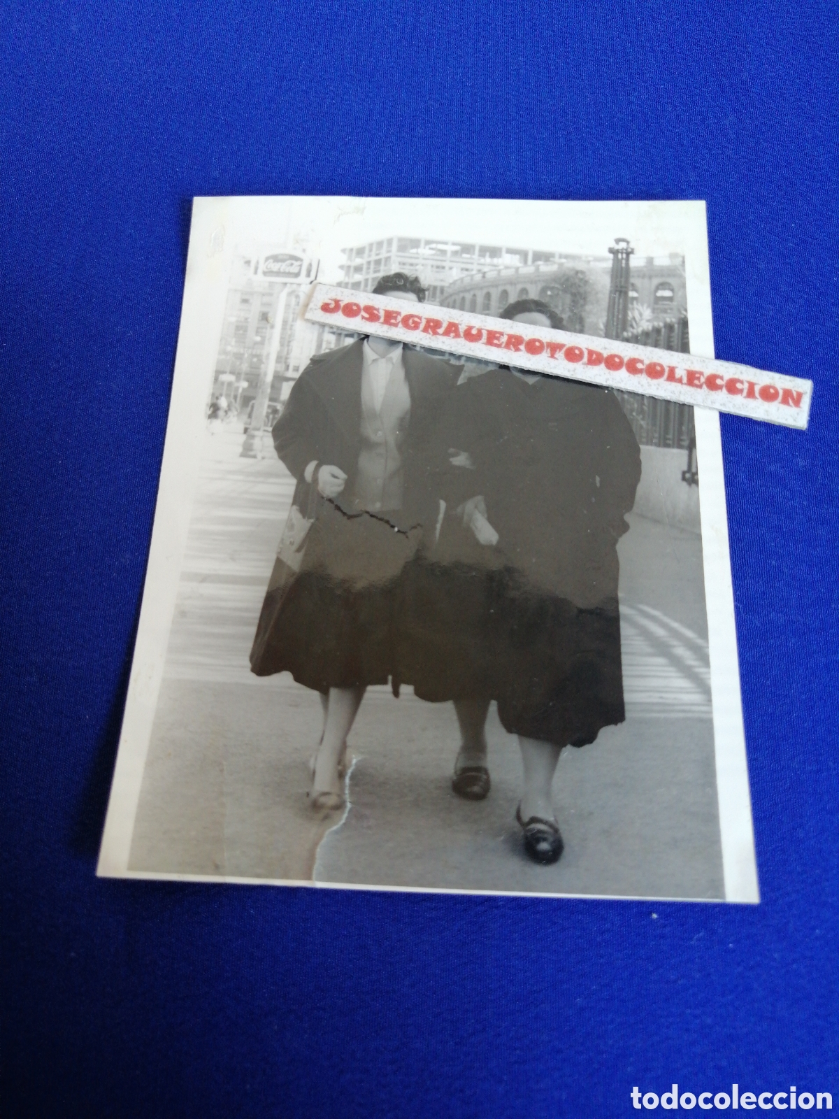 Fotografia antica: VALENCIA A&Ntilde;O 1958 CALLE JATIVA ESTACI&Oacute;N DEL NORTE FOTOGRAF&Iacute;A ANTIGUA SIGLO PASADO