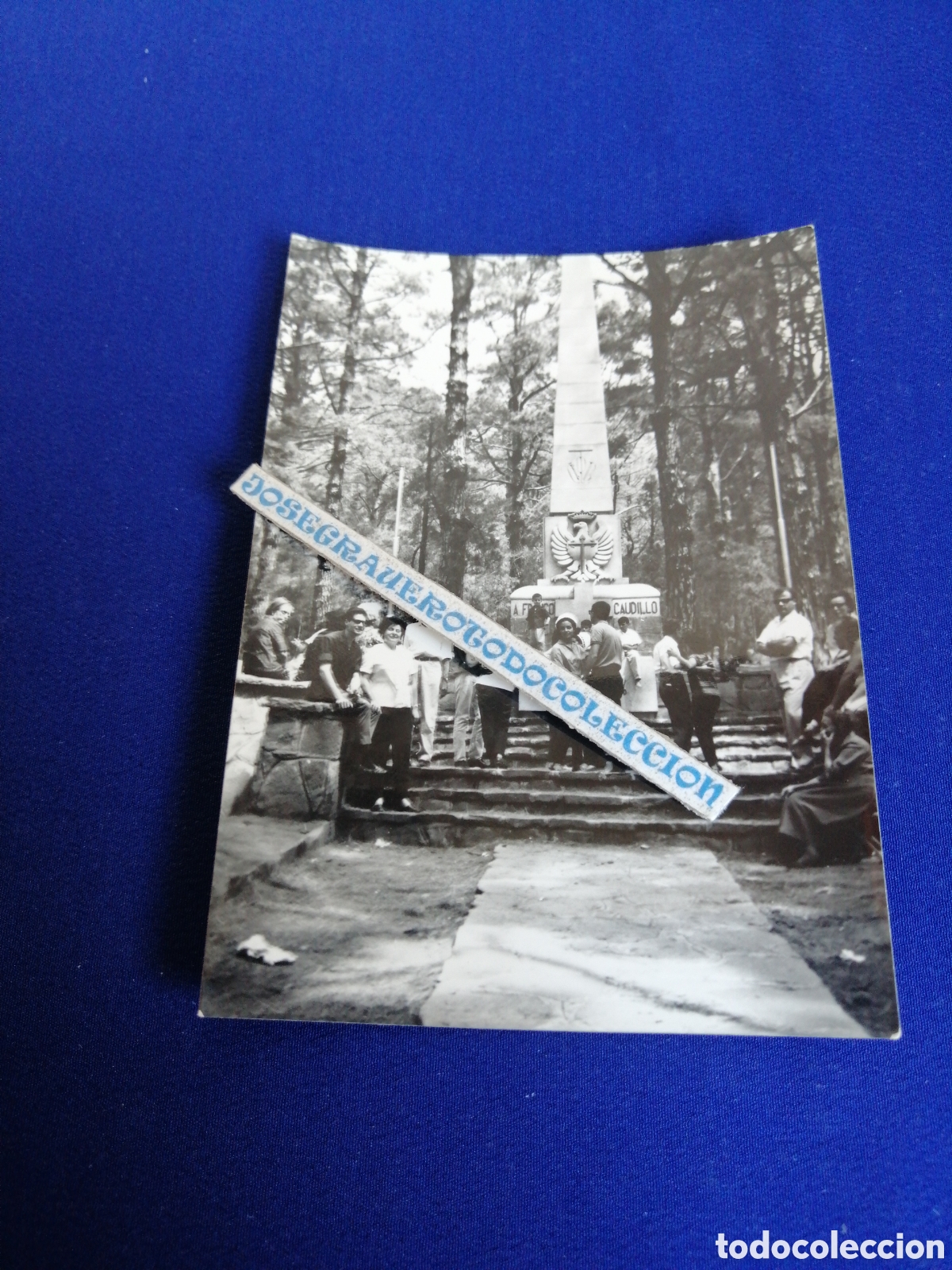 Fotografia antica: TENERIFE - MONUMENTO A FRANCO EL CAUDILLO FOTOGRAF&Iacute;A ANTIGUA SIGLO PASADO