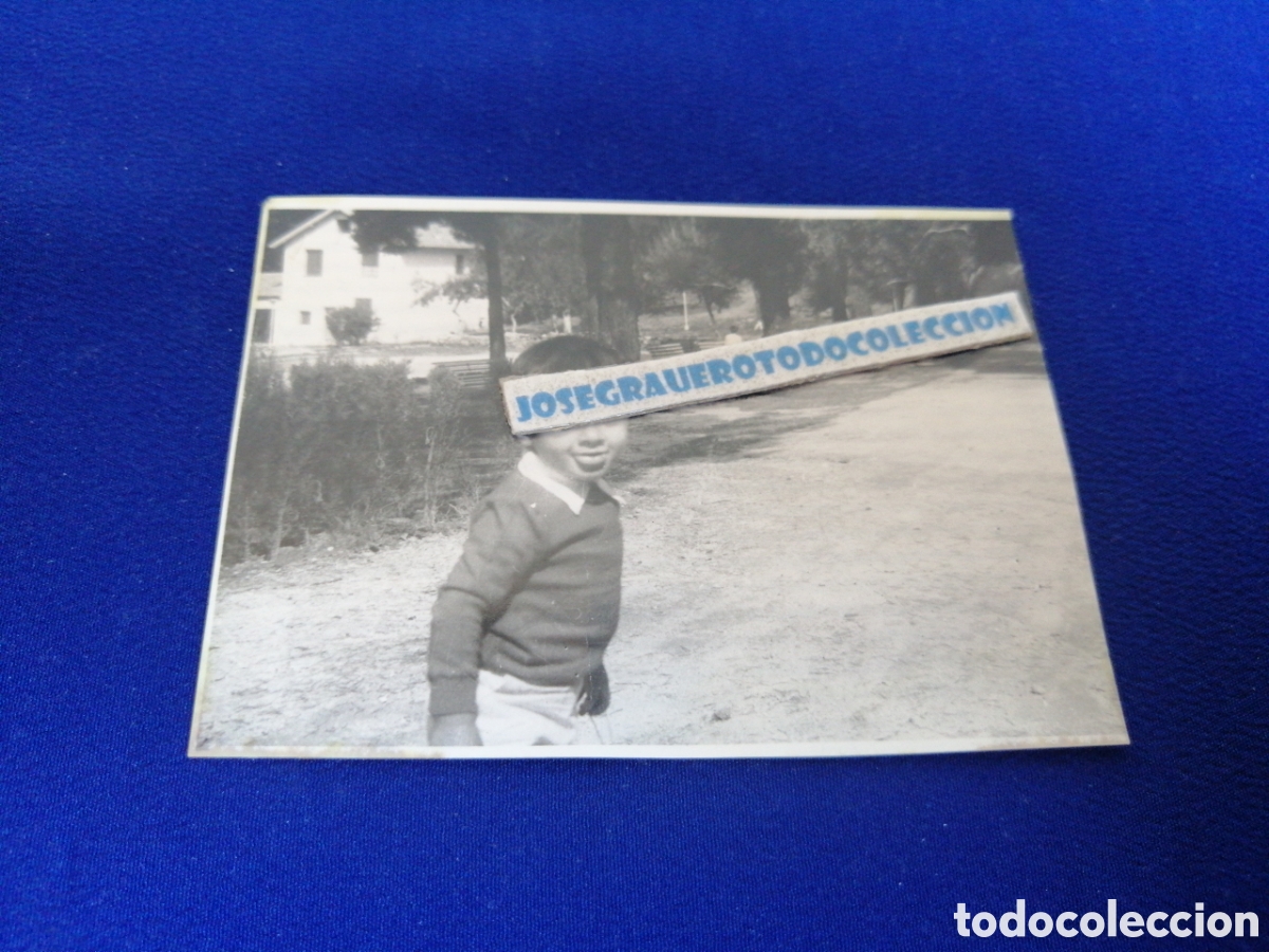 Fotografia antica: NI&Ntilde;O MODELO SACANDO LA LENGUA FOTOGRAF&Iacute;A ANTIGUA SIGLO PASADO