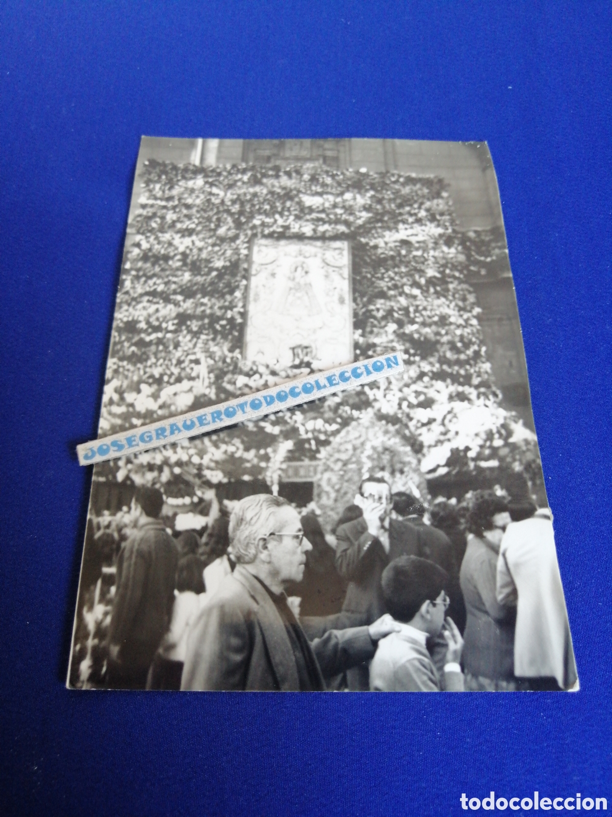 Fotografia antica: VALENCIA FALLAS OFRENDA A LA VIRGEN -A&Ntilde;O 1978 FOTOGRAF&Iacute;A ANTIGUA SIGLO PASADO