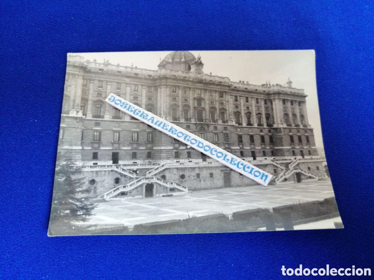 Fotografia antica: MADRID PALACIO REAL FOTOGRAF&Iacute;A ANTIGUA SIGLO PASADO