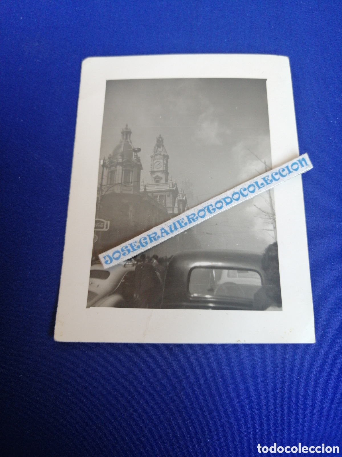 Antique Photography: VALENCIA PLAZA DEL CAUDILLO - FALLAS DE VALENCIA MASCLETA CARTEL COCA-COLA FOTOGRAF&Iacute;A ANTIGUA